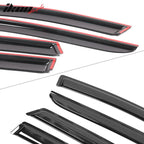 2007-2014 Ford Edge 2007-2015 Lincoln MKZ Smoke Window Visors Acylic