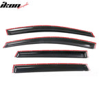 2013-2019 Ford Escape Smoke Tinted Slim Style Window Visors Acrylic