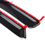 2004-2008 Ford F150 Standard Cab Tape On Acrylic Visor Windows 2Pc Set