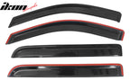 2004-2008 Ford F150 Crew Cab Slim Smoke Tinted Visor Window Acrylic