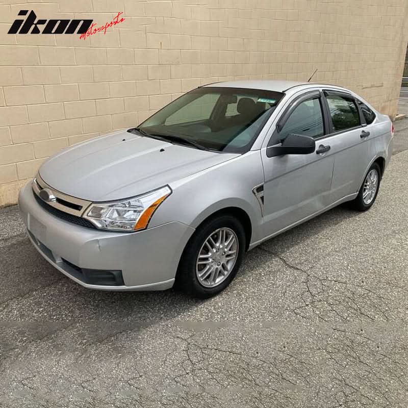 2008-2011 Ford Focus 4Door Acrylic 4PC Tape On Window Visors Guard