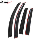 2008-2011 Ford Focus 4Door Acrylic 4PC Tape On Window Visors Guard