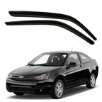 2008-2011 Ford Focus Coupe 2DR Slim Smoke Tinted Visor Windows Acrylic