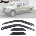 1999-2016 Ford F-250 F-350 Super Duty Window Visors Acrylic