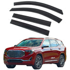 2018-2024 GMC Terrain 4PCS Tape on Window Visors Vent Rain Sun Guards