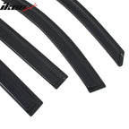 2018-2024 GMC Terrain 4PCS Tape on Window Visors Vent Rain Sun Guards