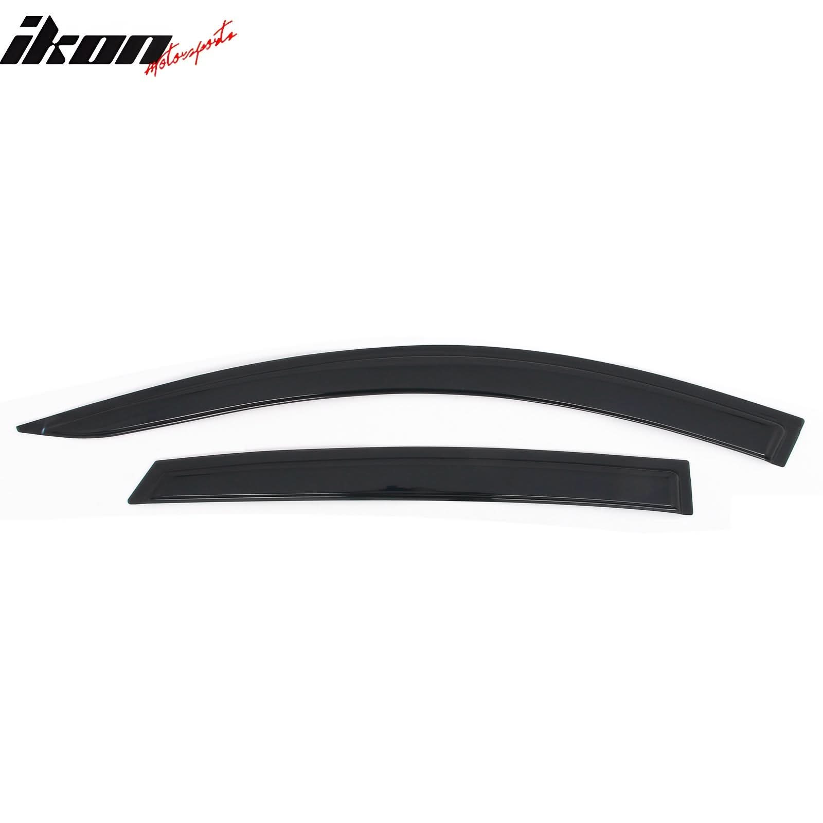 2018-2025 Honda Accord 4PCS Tape on Window Visors Vent Rain Sun Guards