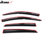 2016-2021 Honda Civic X 10th Gen Roof Spoiler MUG Window Visor Chrome