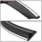 2016-2021 Honda Civic X 10th Gen Roof Spoiler MUG Window Visor Chrome