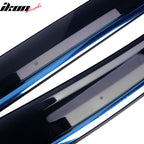 2011-2017 Honda Odyssey Polycarbonate Window Visors W/ Chrome Trim 4PC
