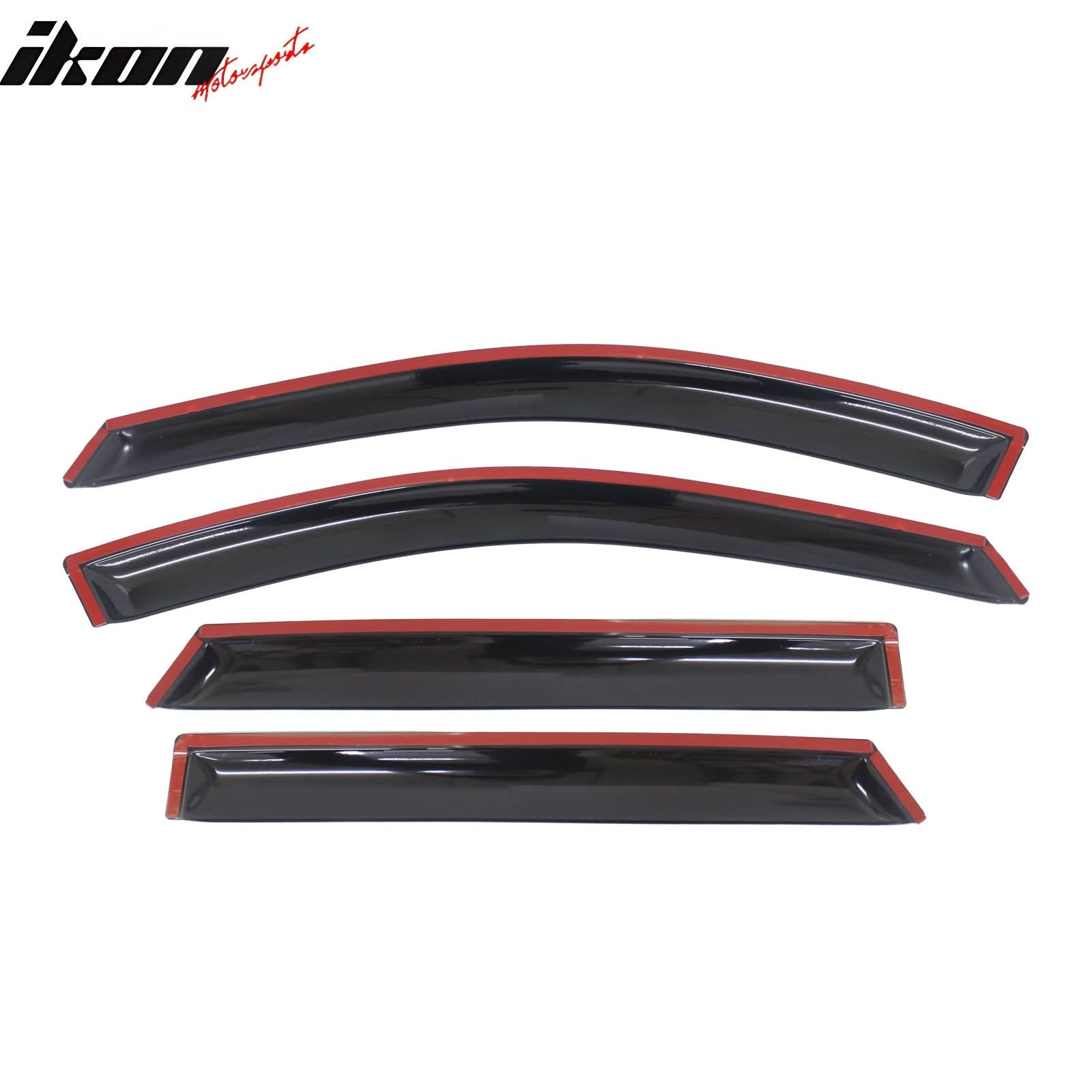2013-2018 Hyundai Santa Fe DM (XL Models) Window Visors Acrylic