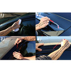 2011-2014 Hyundai Sonata Acrylic 4PC Window Visors Tape On Rain Guard