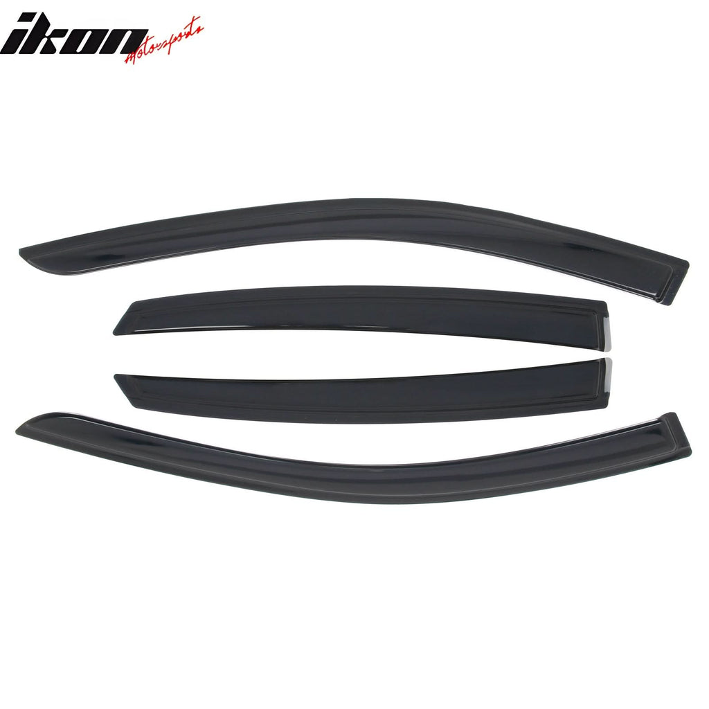 2022-2025 Infiniti QX55 4PC Tape on Window Visors Vent Rain Sun Guards