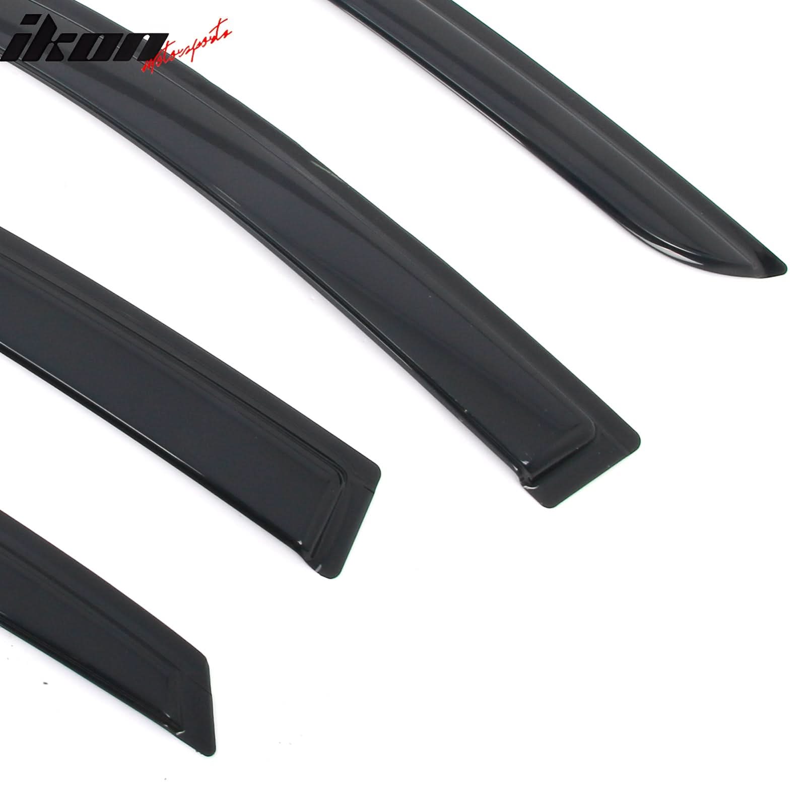 2022-2025 Infiniti QX55 4PC Tape on Window Visors Vent Rain Sun Guards