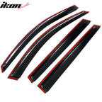 2014-2024 Jeep Cherokee Acrylic Window Visor Vent Rain Guard Deflector
