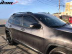 2014-2024 Jeep Cherokee Acrylic Window Visor Vent Rain Guard Deflector