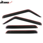 2006-2010 Jeep Commander Slim Style Smoke Visor Windows Guard Acrylic