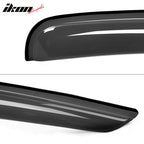 2002-2007 Jeep Liberty Visor Window Rain Guard KJ Tape on Acrylic 4PC