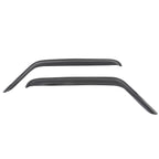 2007-2018 Jeep Wrangler Slim Style Smoke Tinted Visor Windows Acrylic