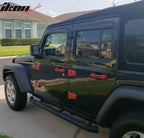 2007-2024 Jeep Wrangler 2020-2024 Gladiator Slim Acrylic Window Visor