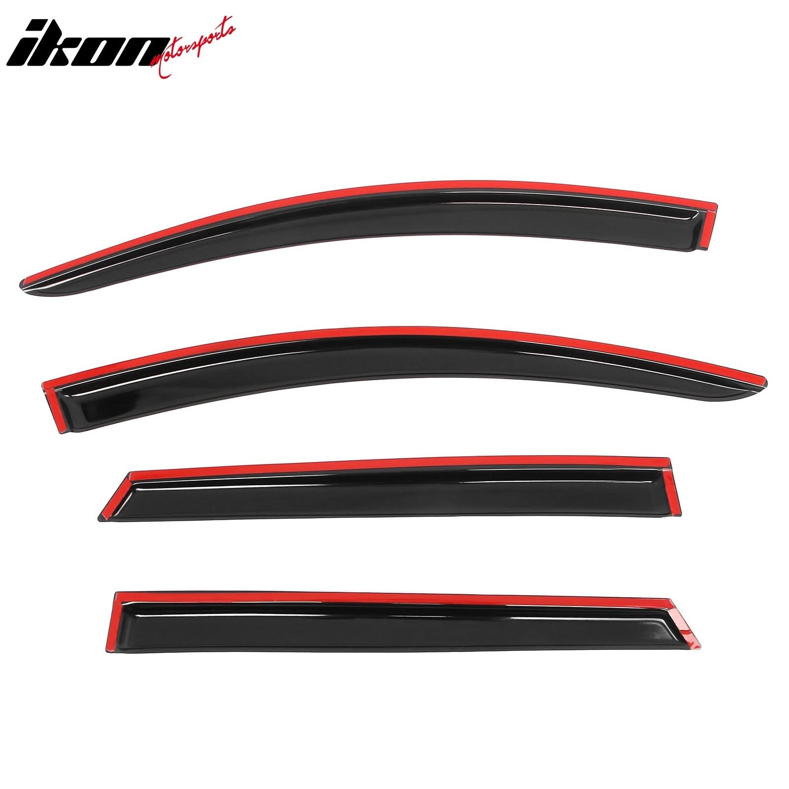 2023-2025 Kia Sportage 4PCS Tape on Window Visors Vent Rain Sun Guards