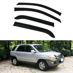 2005-2010 Kia Sportage 4PC Set Visor Windows Acrylic