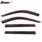 2020-2025 Kia Telluride 4PC Tape on Window Visors Vent Rain Sun Guards