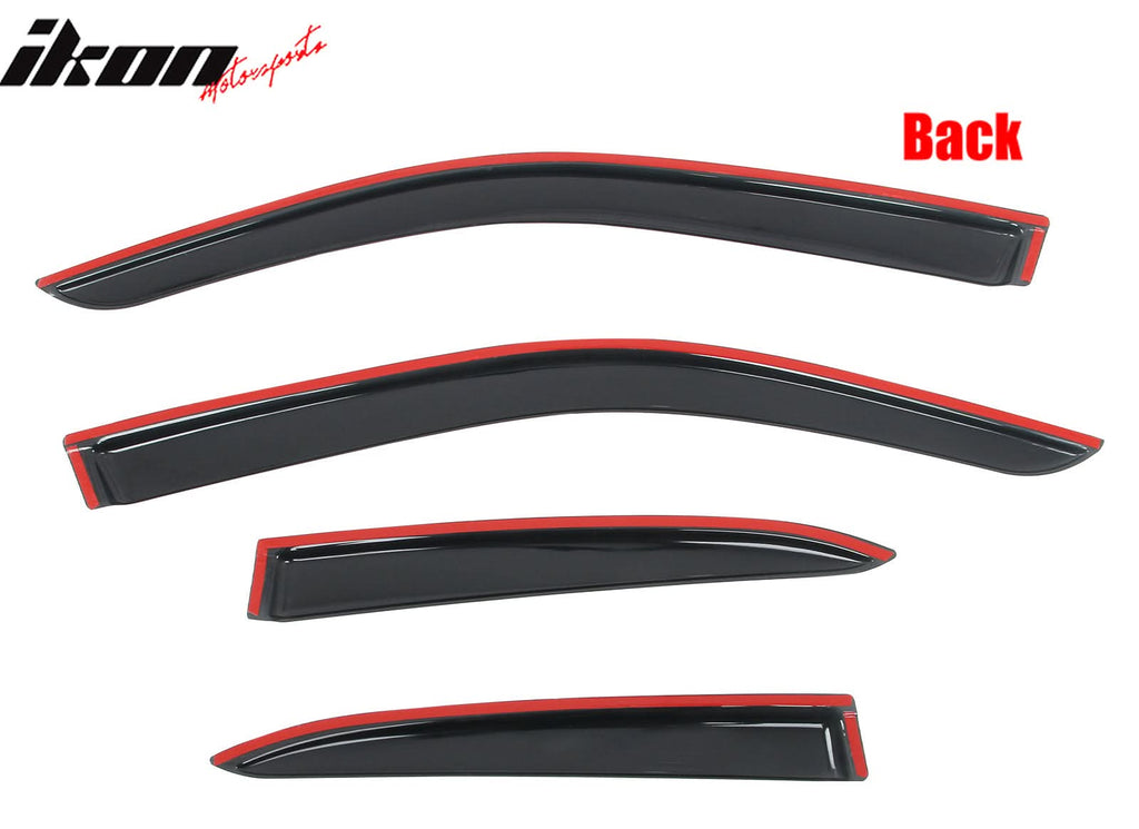 2019-2025 Lexus UX-Series 4PCS Tape on Window Visors Vent Rain Guards