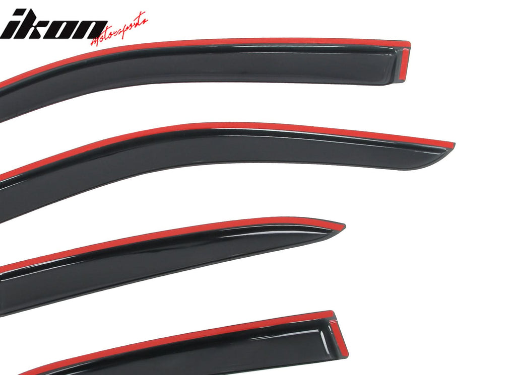 2019-2025 Lexus UX-Series 4PCS Tape on Window Visors Vent Rain Guards
