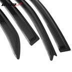 2002-2007 Mitsubishi Lancer EVO Sedan Acrylic 4PC Window Visors Guard