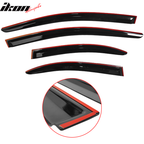 2008-2017 Mitsubishi Lancer EVO Window VisorsAcrylic 4PC