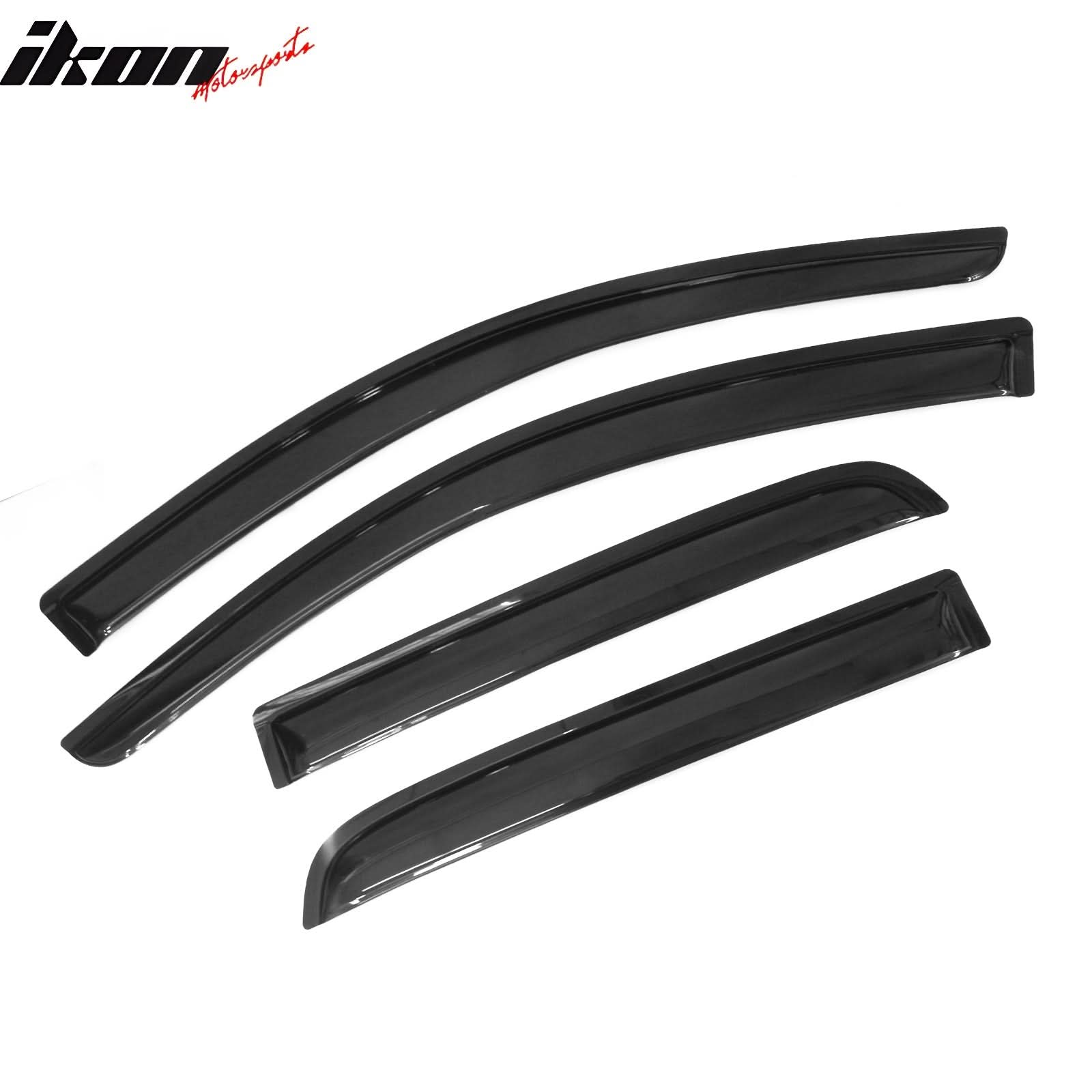 2014-2024 Mitsubishi Mirage Hatchback Window Visors 4Pc Set