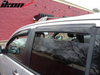 2004-2016 Nissan Armada Slim Style Smoke Visor Window Rain Guard Acryl