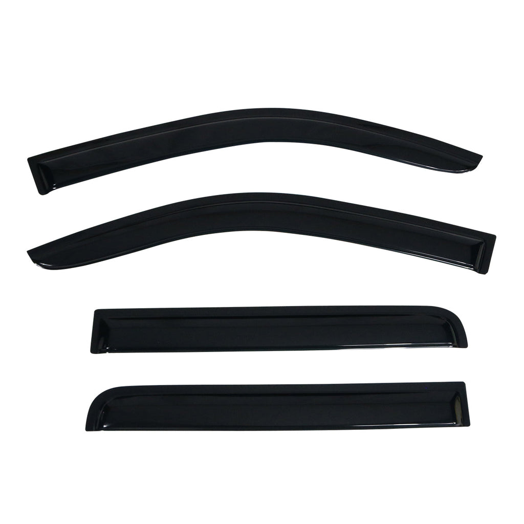 2005-2020 Nissan Frontier Slim Style Smoke Tinted Visor Window Acrylic