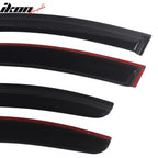 2009-2015 Nissan Maxima Tape On Window Visors Smoke Tinted Acrylic