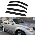 2005-2012 Nissan Pathfinder Smoke Tinted Visor Windows Rains Guards Ac