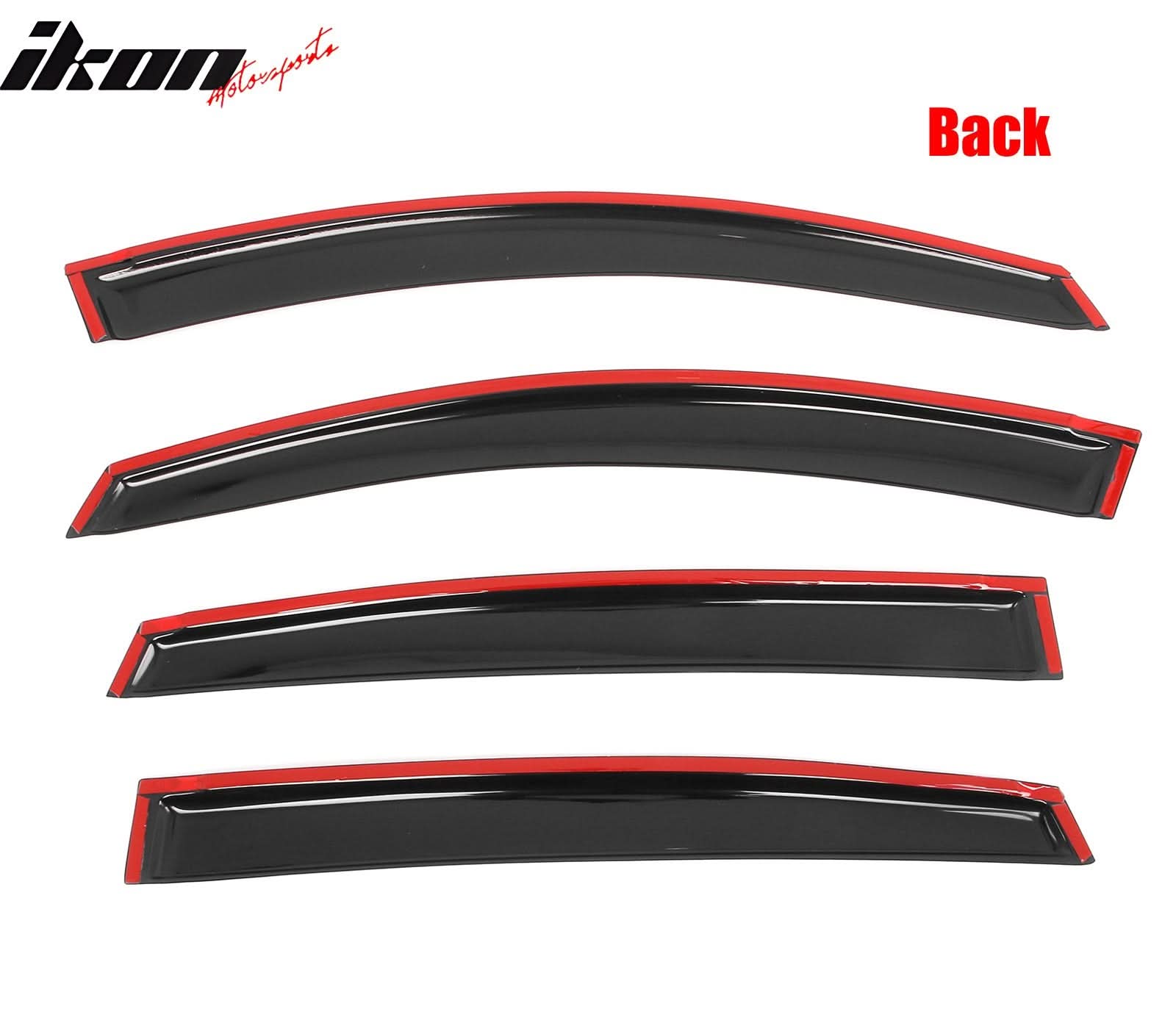 2018-2023 Subaru Crosstrek & 2017-2023 Impreza Hatchback Window Visors