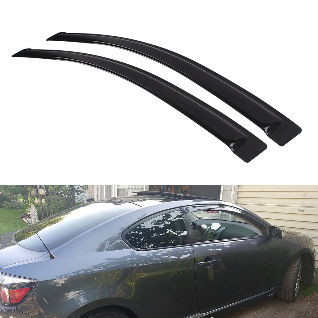 2005-2010 Scion TC Slim Style Smoke Tinted Visor Windows Acrylic