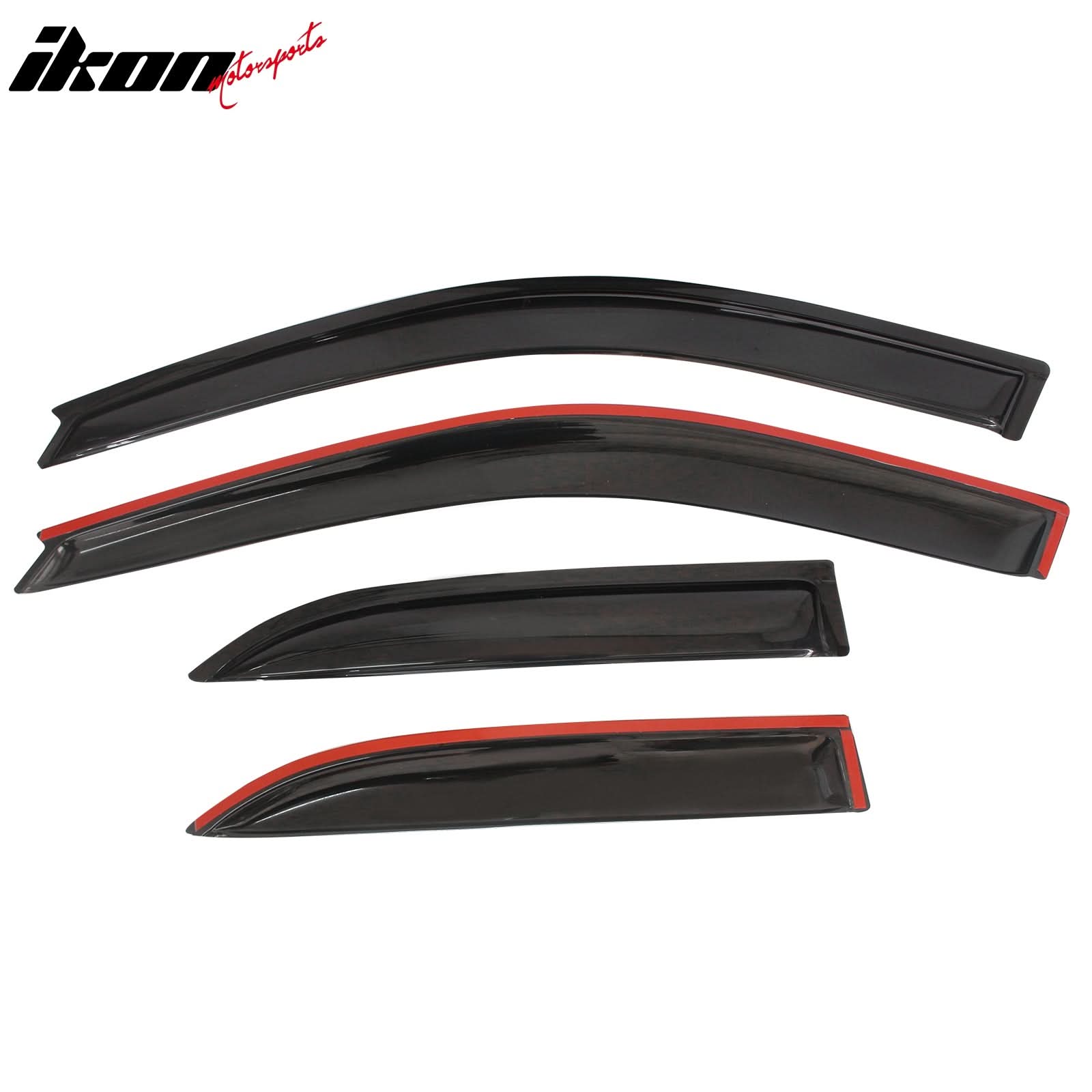 1997-2001 Toyota Camry Sedan Tape On Window Visors Smoke Acrylic