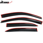 2003-2008 Toyota Corolla Sedan 4-Door Window Visor Guard Acrylic 4PC
