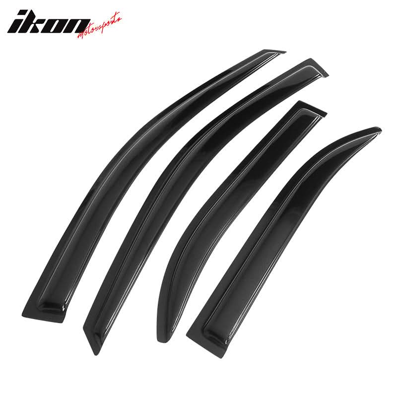 1993-1997 Toyota Corolla Sedan Tape on Window Visors Guard Acrylic