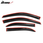 1993-1997 Toyota Corolla Sedan Tape on Window Visors Guard Acrylic