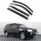 2001-2007 Toyota Highlander Slim Style Smoke Visor Window Vent Acrylic