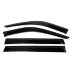 2020-2024 Toyota Highlander PC Side Window Visors w/ Chrome Trim 4PCS