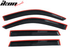 2001-2005 Toyota RAV4 4Pc Set Visor Windows Acrylic