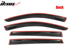 2013-2018 Toyota RAV4 Acrylic 4PC Window Visors Tape On Rain Guard