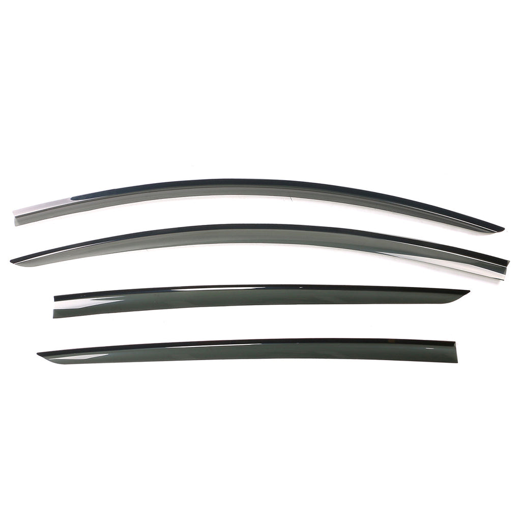 2020-2024 Tesla Model Y Smoke Acrylic Window Visors Deflectors 4PCS