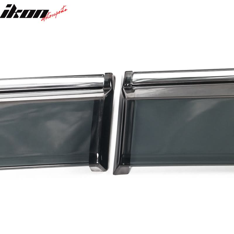 2021-2025 Toyota Sienna PC Injection Window Visor Chrome Trim 4PCS