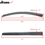 2021-2025 Toyota Sienna PC Injection Window Visor Chrome Trim 4PCS