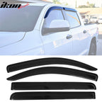 2007-2021 Toyota Tundra Crewmax Cab Tape On Smoke Tinted Visor Windows